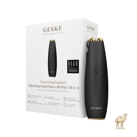 Компактный микротоковый девайс для лифтинга лица и губ 6в1, серый