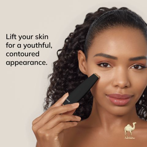 Компактный микротоковый девайс для лифтинга лица и губ 6в1, серый