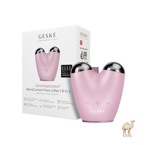 Микротоковый лифтинг-девайс 6в1 для упругости и сияния кожи, розовый