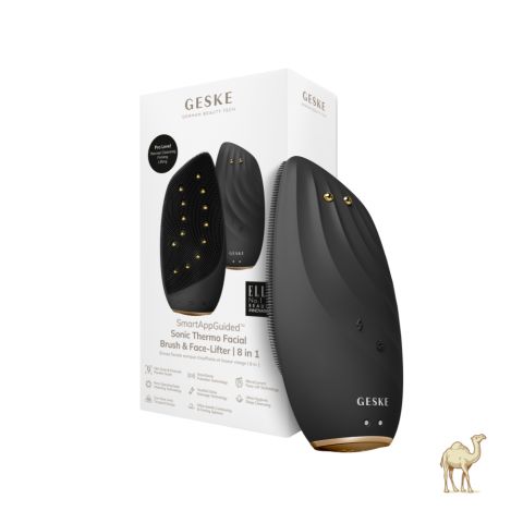 Ультразвуковая термо-щётка и лифтинг-девайс для лица 8в1, серый