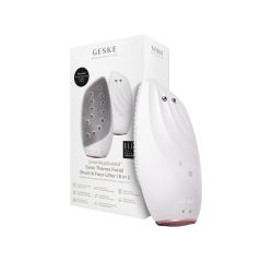 Ультразвуковая термо-щётка и лифтинг-девайс для лица 8в1, жемчужно-белый